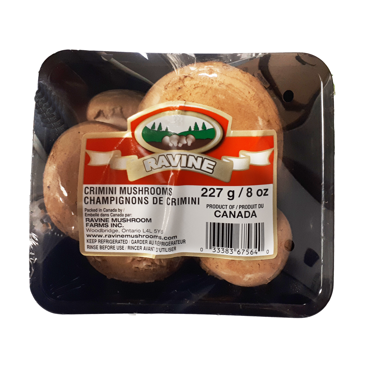 Picture of Ravine Crimini Mushrooms 227g